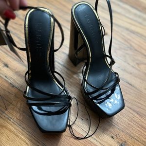 Forever 21- Liliana black heels- size 7 -New